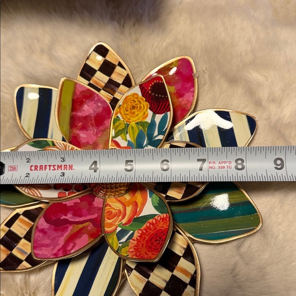 MacKenzie - Childs Colorful Floral Medium Wall Decor BNIB - Picture 4 of 8